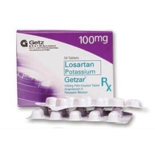 Getzar (Losartan) 100mg Tablet x 1