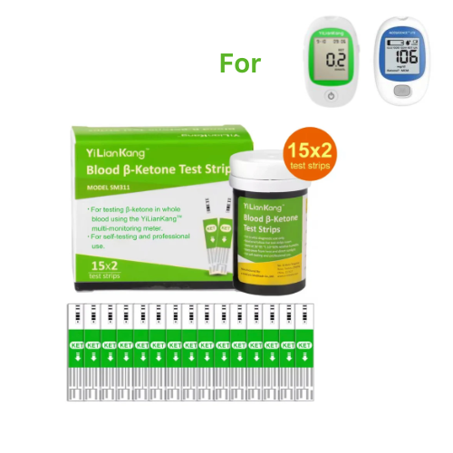 Blood Ketone Monitoring Strips x 30’s with Free Lancet