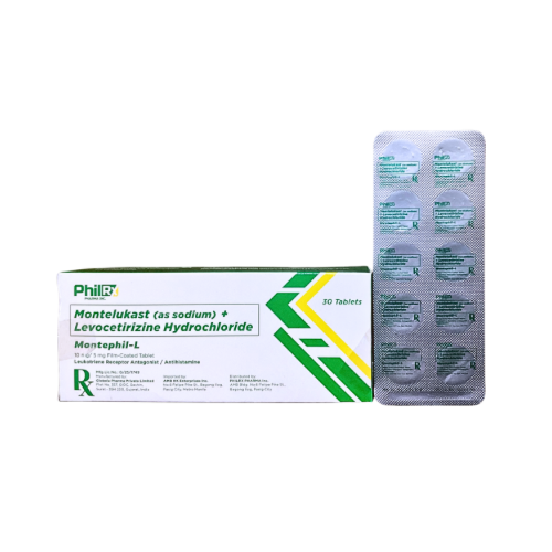 MONTI PLUS (Levocetirizine + Montelukast) 5mg./10mg.Tablet x 1
