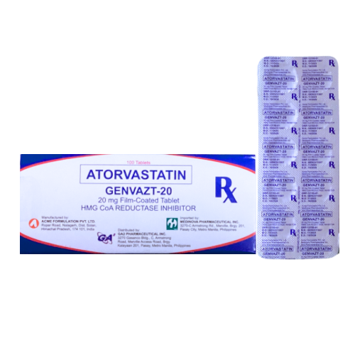 SAATIN (Atorvastatin) 20mg.Tablet x 1