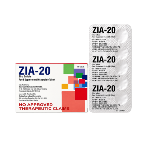 Zinc 20mg Tablet x 1