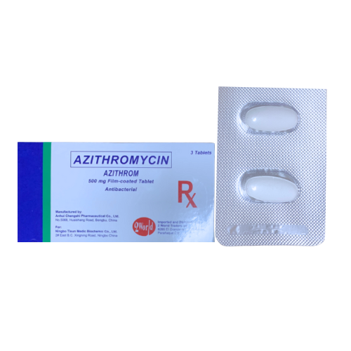 ZITHROMAX ( Azithromycin ) 500mg Tablet x 1
