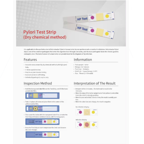 H. Pylori Test Pack x 1 Test Strip