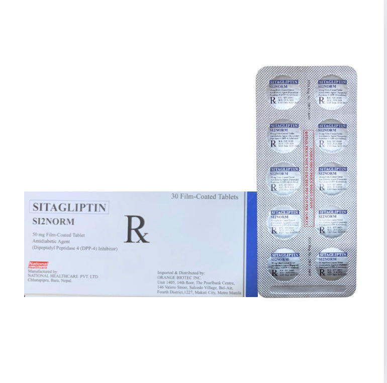 JANUVIA Sitagliptin 50mg. Tablet x 1