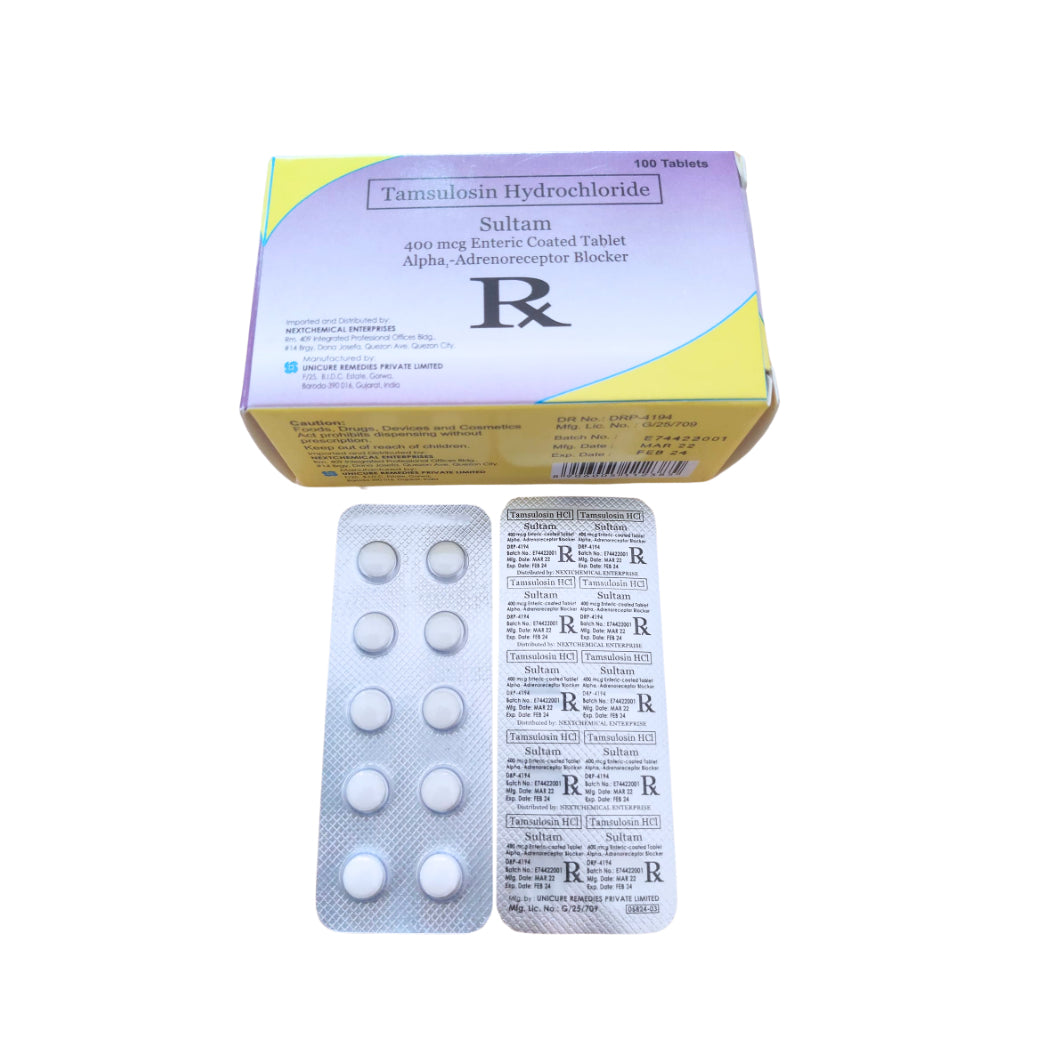 TAMSOLIN (Tamsulosin) 400mcg Capsule x 1