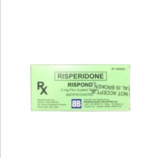RISPOND (Risperidone) 2mg Tablet x 1