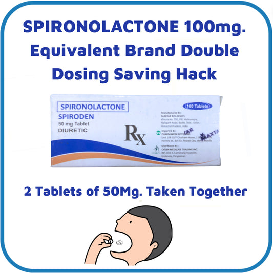 ALDACTONE ( Spironolactone ) 100mg Tablet x 1