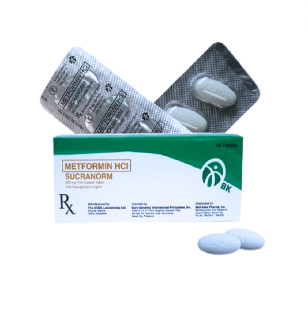 SUCRANORM Metformin 20mg Tablet x 20 – XalMeds