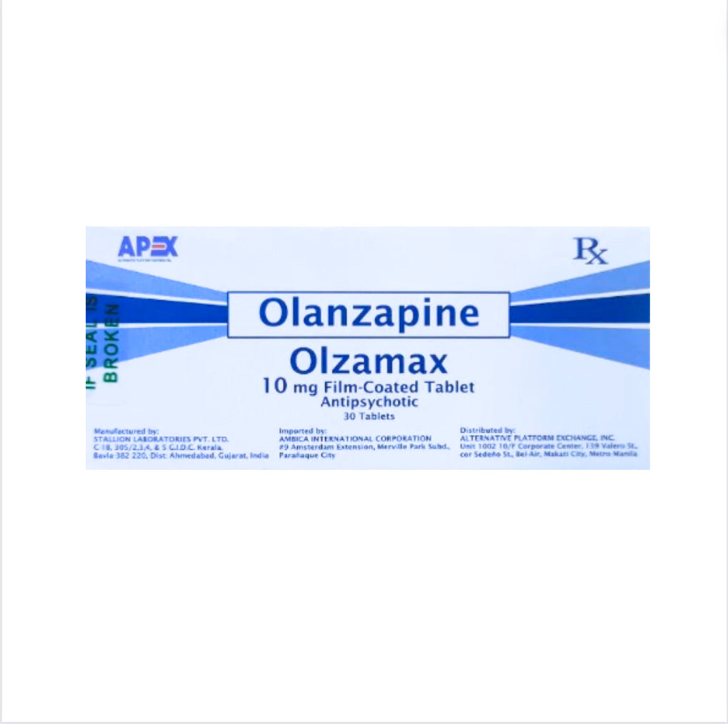 OLZAMAX Olanzapine 10mg. Tablet x 1