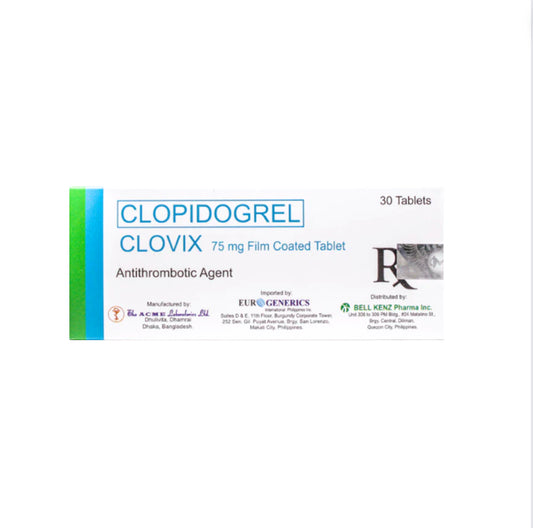 CLOVIXA Clopidogrel 75mg Tablet x 1