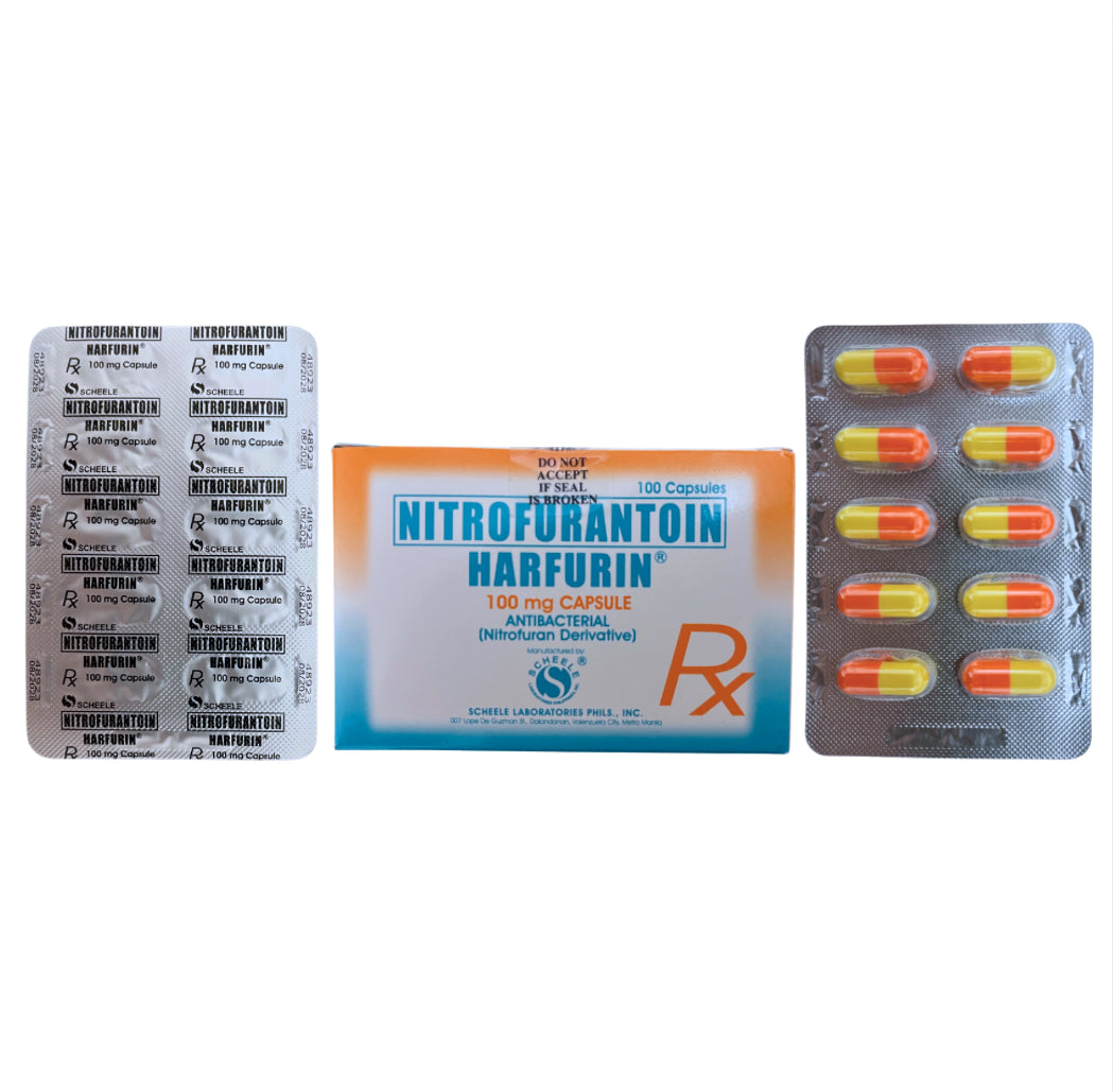 Nitrofurantoin 100mg Capsule x 1