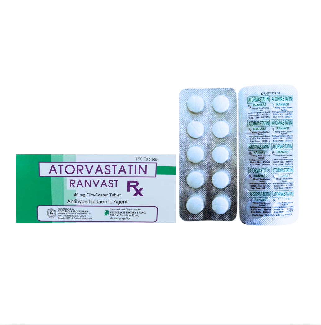 Atorvastatin 40mg Tablet x 1s
