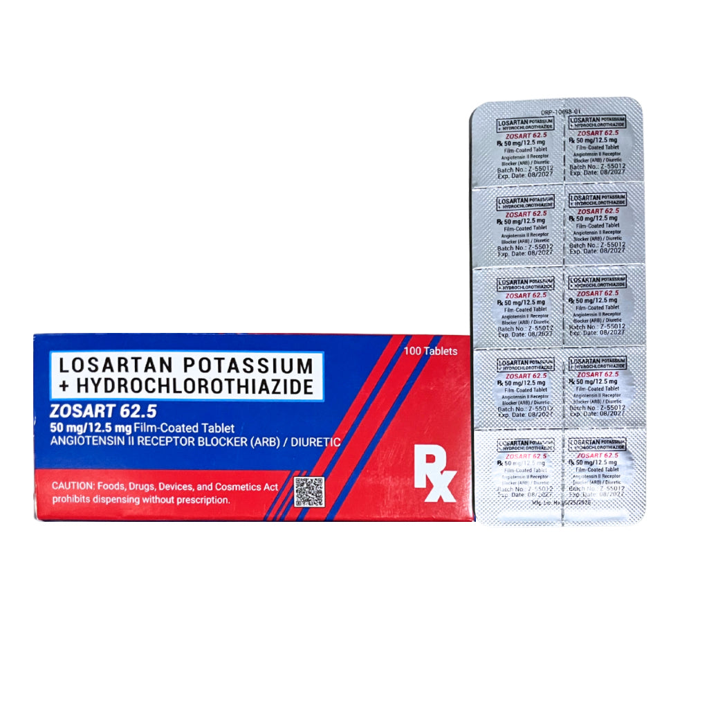 Hyzaar DS (Losartan + Hydrochlorothiazide) 100mg/25mg Tablet x 1