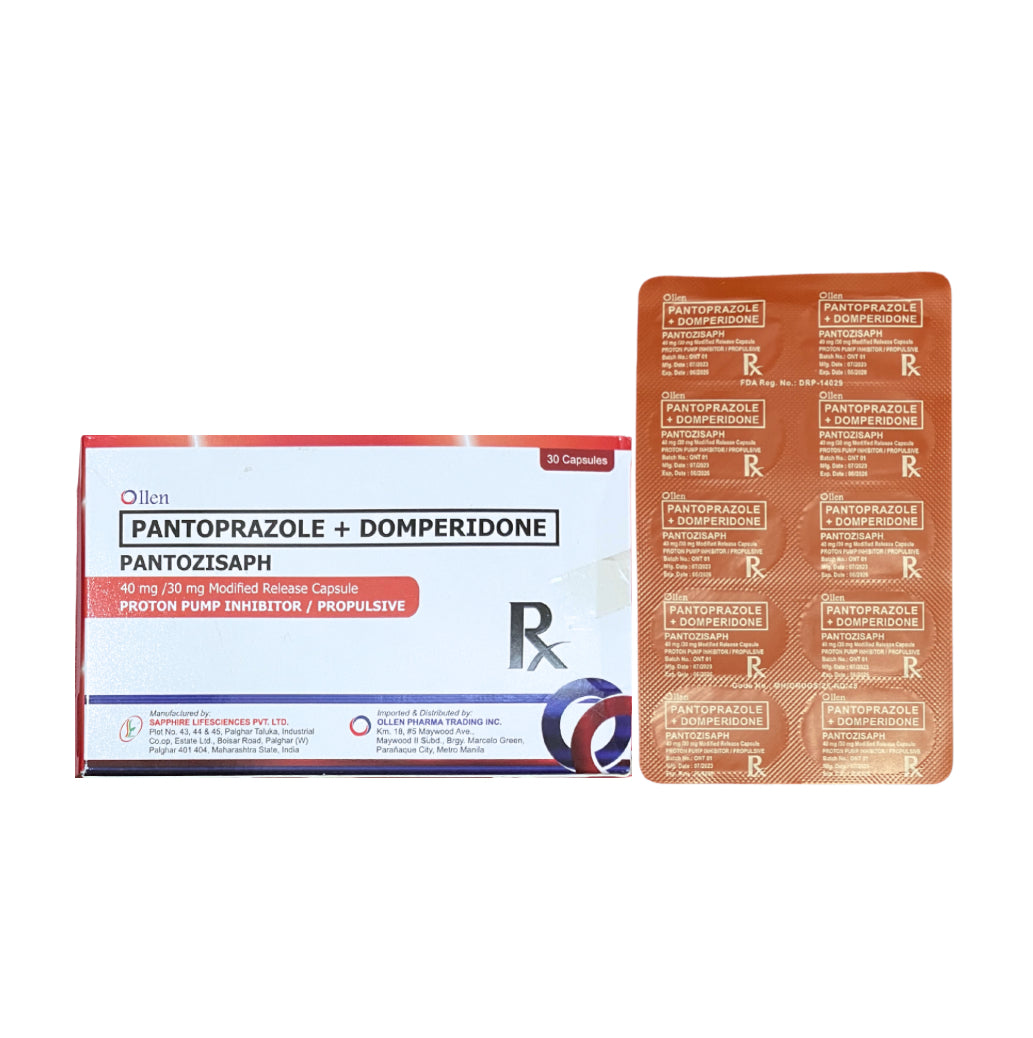 PANTO PLUS Pantoprazole+Domperidone 40mg/30mg Tablet x 1