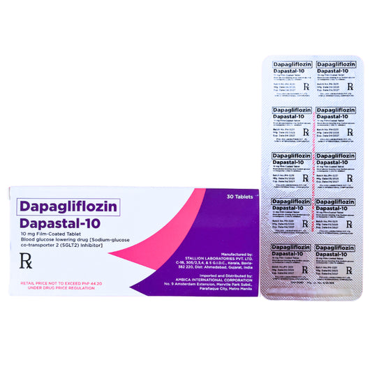 Dapagliflozin 10mg. Tablet x 1s