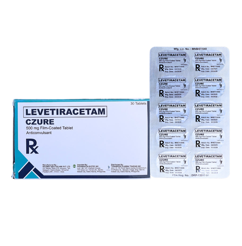 KEPREPTOL Levetiracetam 500 mg Film coated tablet x 1