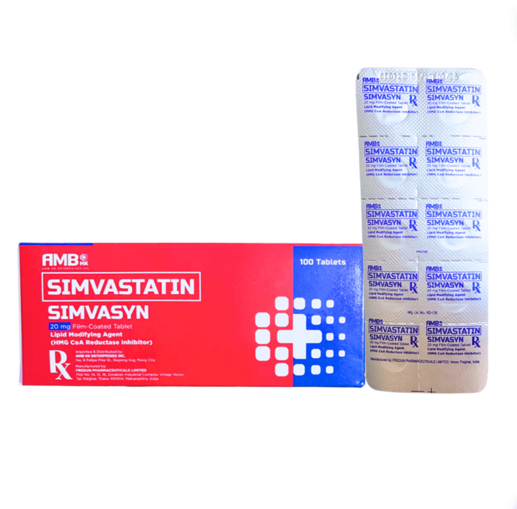 Simvastatin 20mg Tablet X 1 Xalmeds 0007