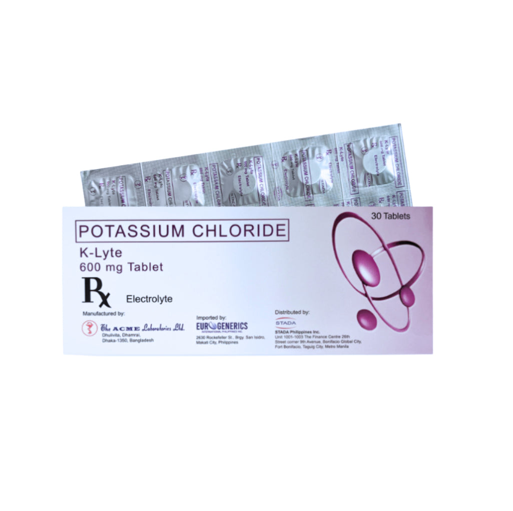 Potassium Chloride 600mg Tablet x 1