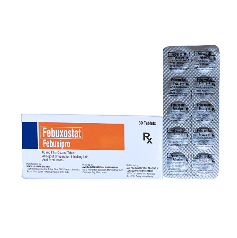 Febuxostat 80mg Tablet x 1s