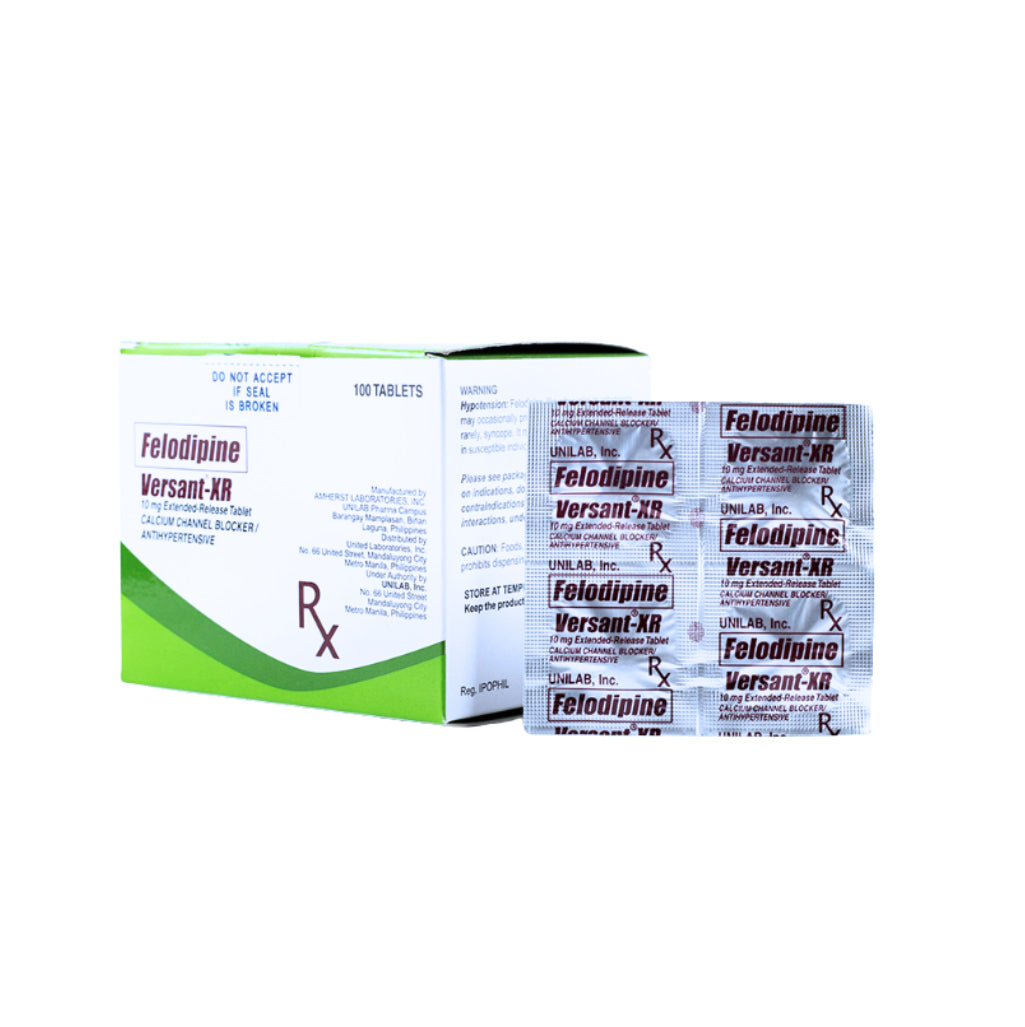VERSANT XE (Felodipine) 10mg. Tablet x 1