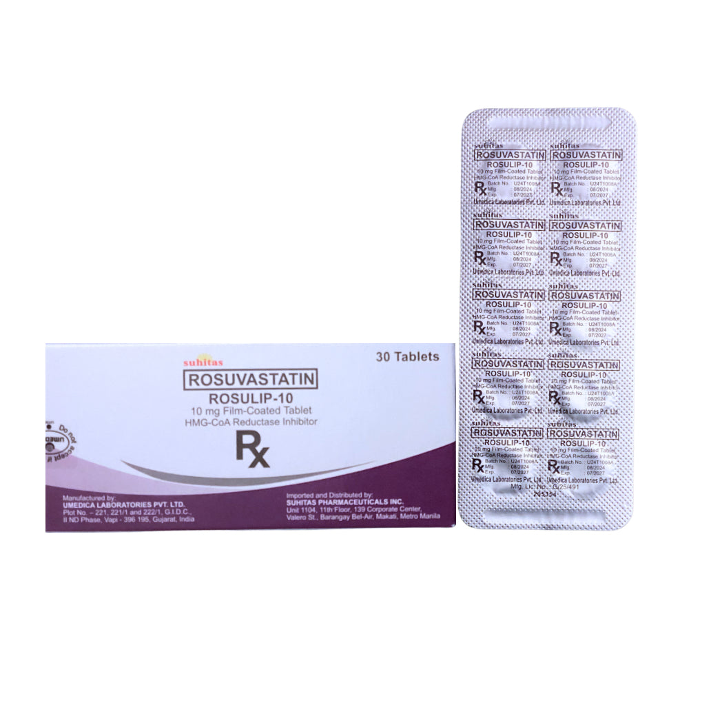 ROVASTIN Rosuvastatin 10mg Tablet x 1