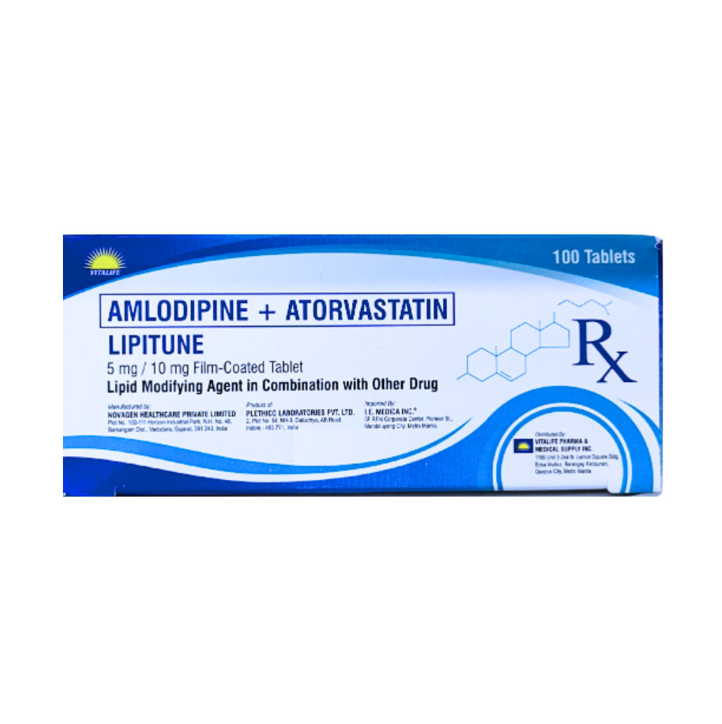 Amlodipine + Atorvastatin 5mg./10mg. Tablet x 1