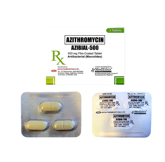 AZITHRO NATRAPHARM ( Azithromycin ) 500mg Tablet x 1