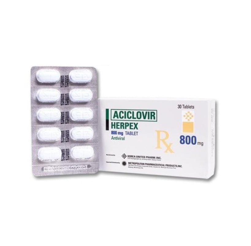 HERPEX ( Aciclovir ) 800mg Tablet x 1