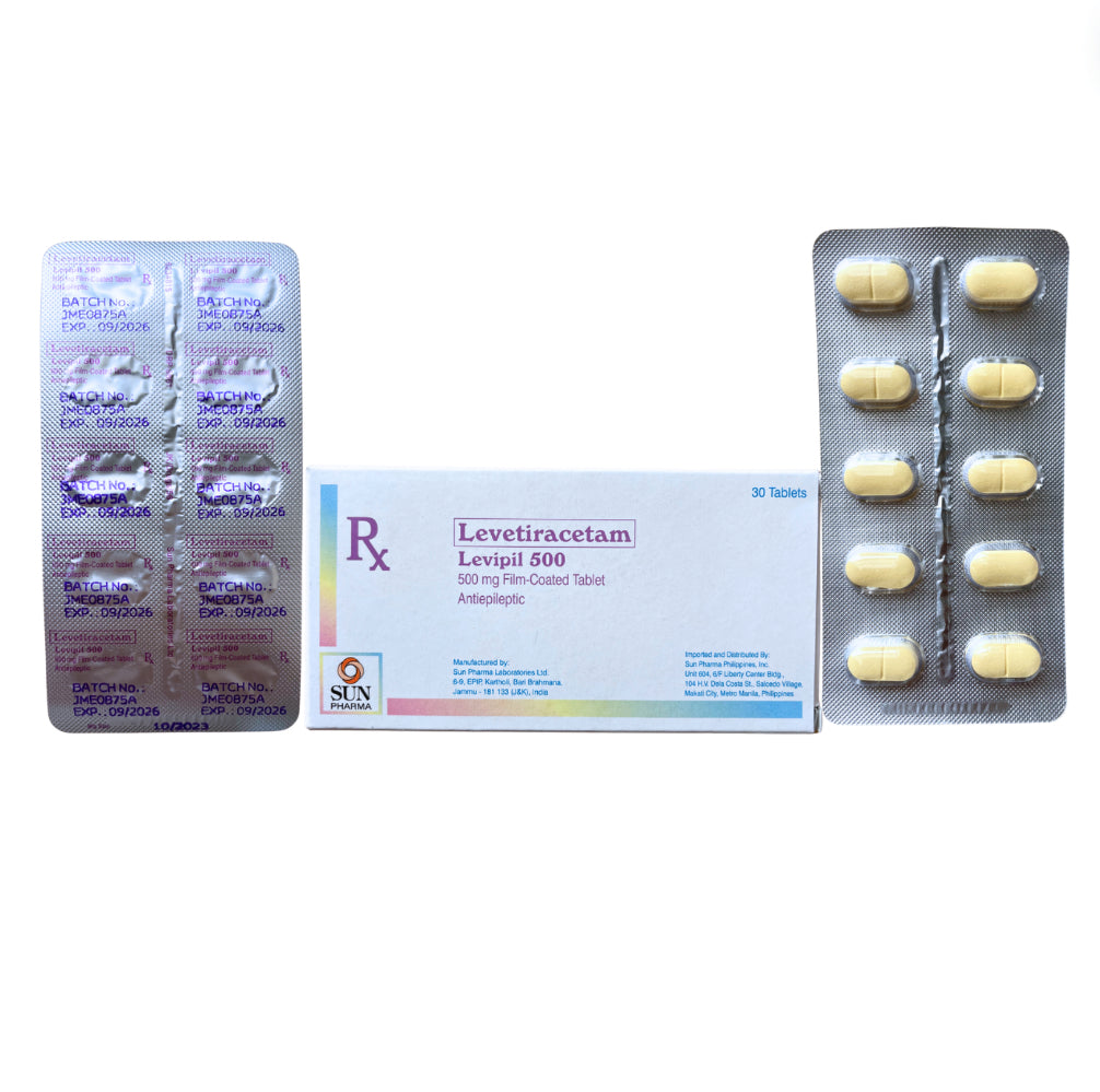 Levetiracetam 500 mg Film coated tablet x 1