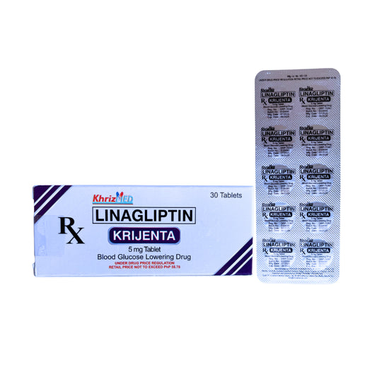 Linagliptin 5mg. Tablet x 1s