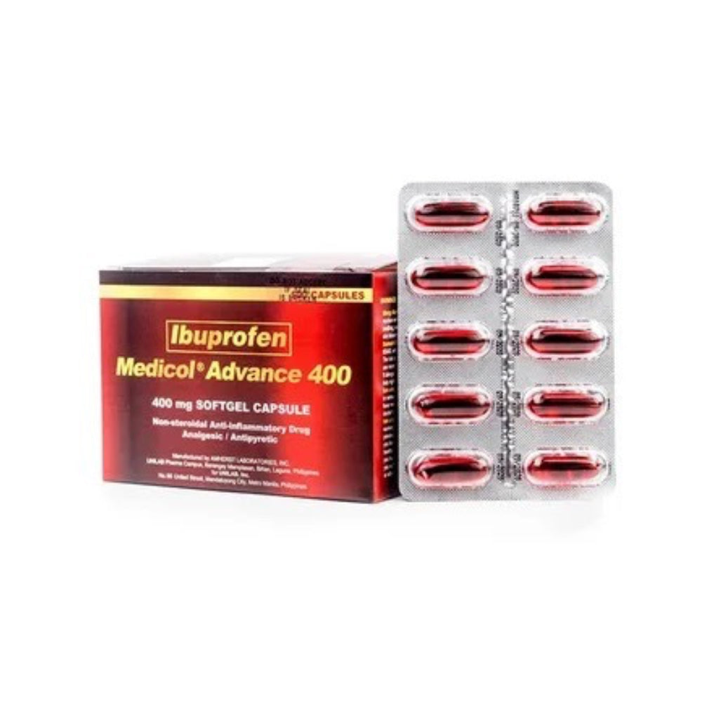 MEDICOL (Ibuprofen) 400mg Softgel Capsule