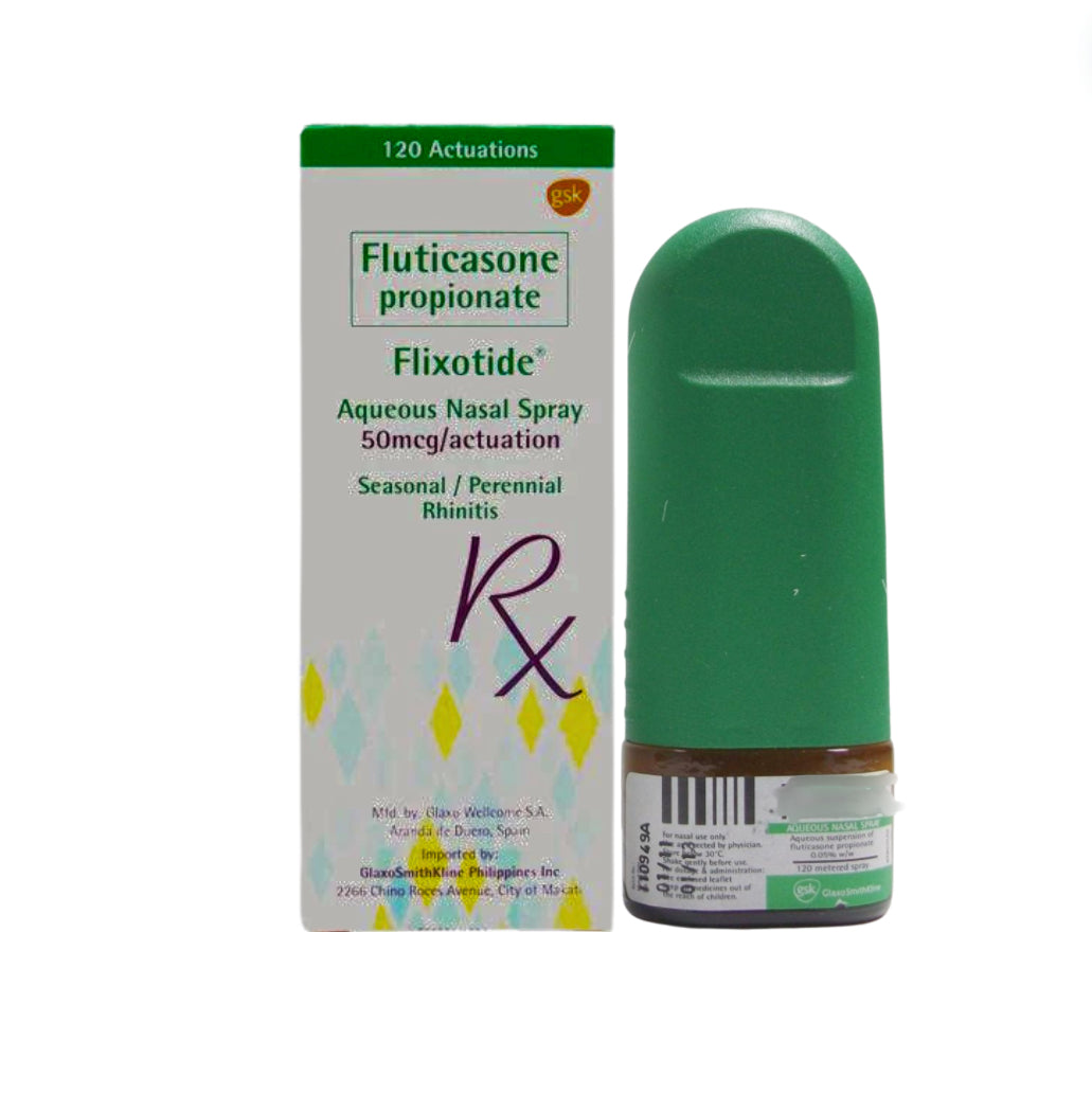 FLIXOTIDE Fluticasone 50mcg (0.05%) per dose 120 doses Nasal Aqueous Solution x 1