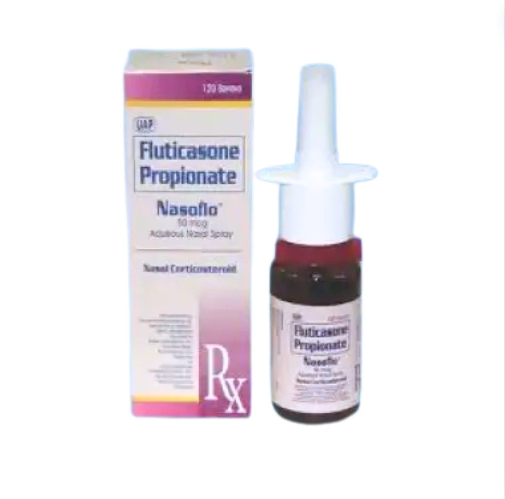 NASOFLO Fluticasone 50mcg (0.05%) per dose 120 doses Nasal Aqueous Solution x 1