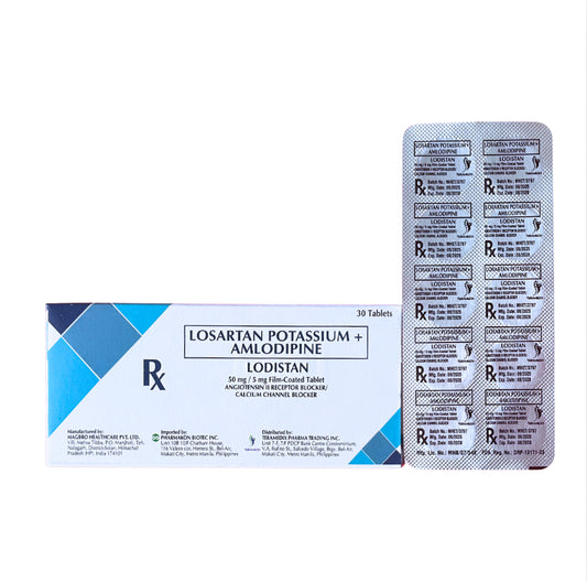 AMLOTITAN (Losartan + Amlodipine) 50mg/5mg Tablet x 1