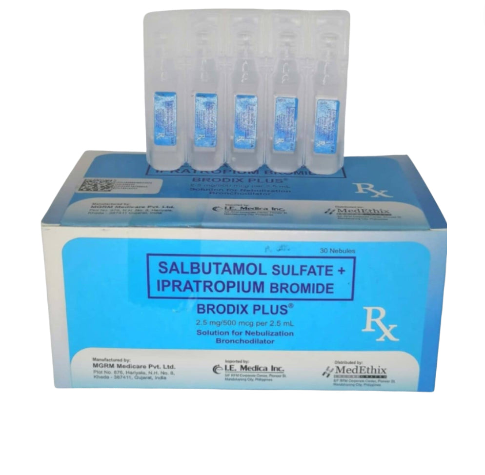 Salbutamol+Ipratropium 500mcg Nebule x 1