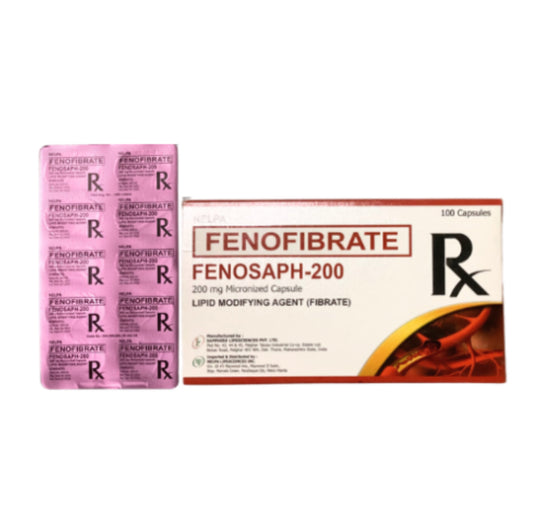FENOLIT ( Fenofibrate ) 200mg Capsule x 1