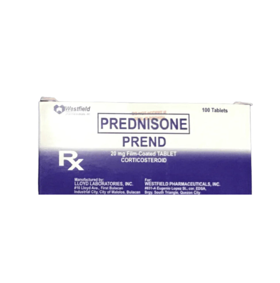 Prednisone 20mg Tablet x 1