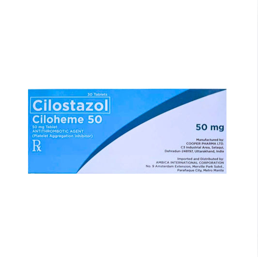 TROMBOCIL Cilostazol 50mg Tablet x 1