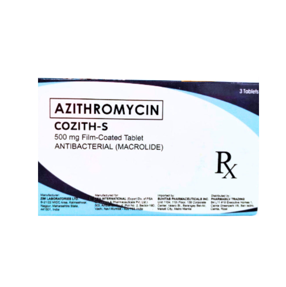 ZITHROMAX ( Azithromycin ) 500mg Tablet x 1