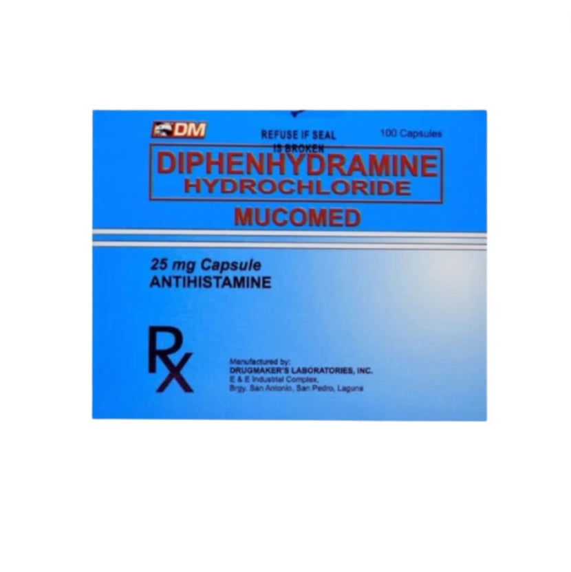 Diphenhydramine 25mg Capsule x 1