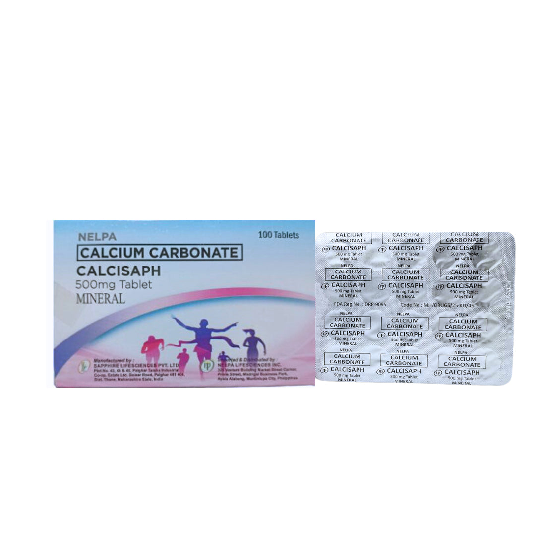 Calcium Carbonate 500mg Tablet x 1