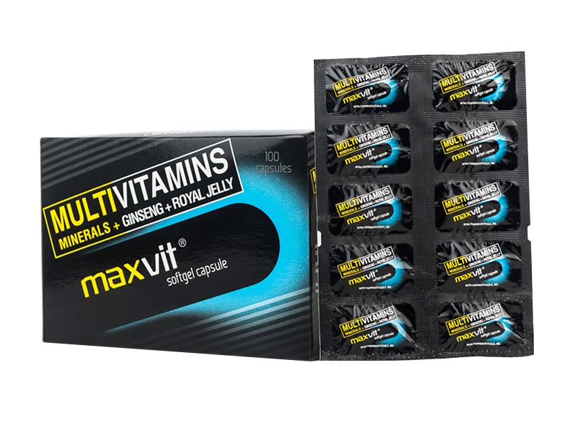MAXVIT (Multivitamins+Minerals+Amino Acids+Ginseng) x 1