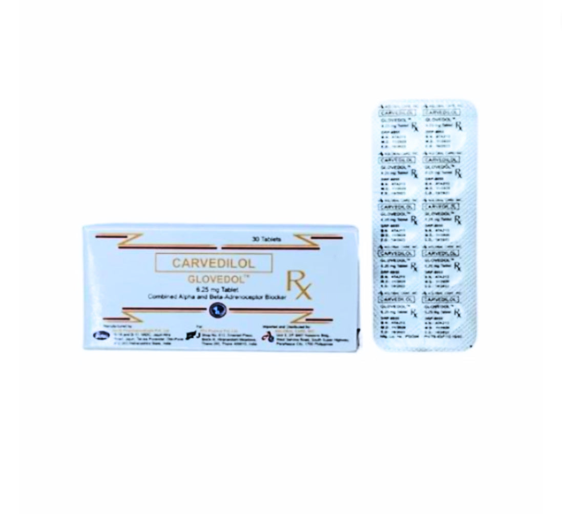 Carvedilol 6.25mg Tablet x 1