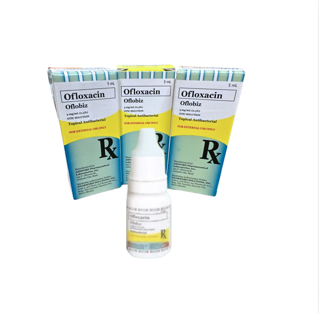 Ofloxacin 3mg/5ml Otic (Ear) Drops x 1