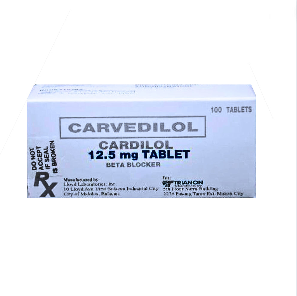 Carvedilol 12.5mg Tablet x 1