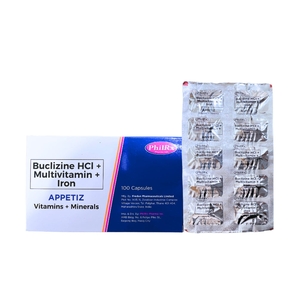 (APPEBON )Vitamins B Complex + Buclizine + Iron Capsule x 1
