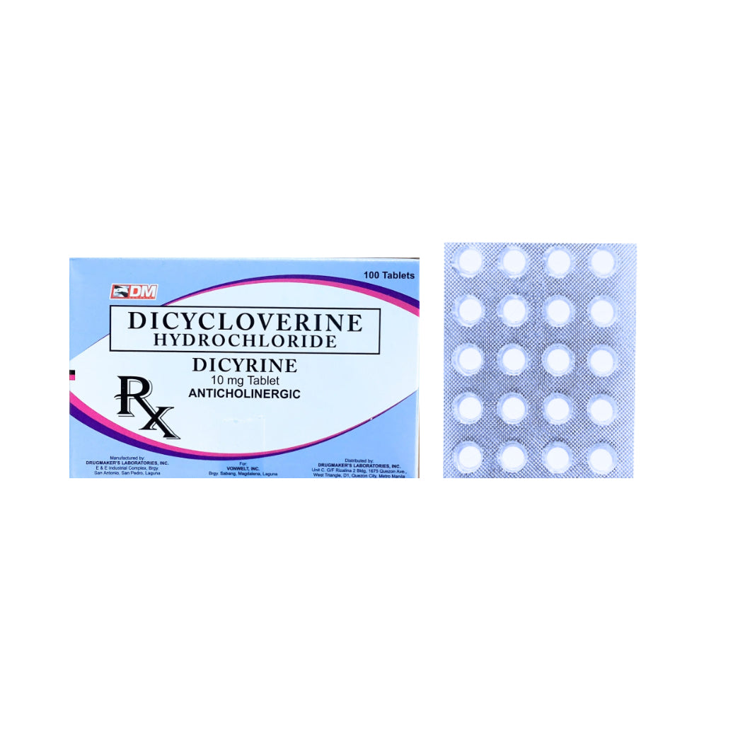 PLASIL Dicycloverine 10mg Tablet x 1