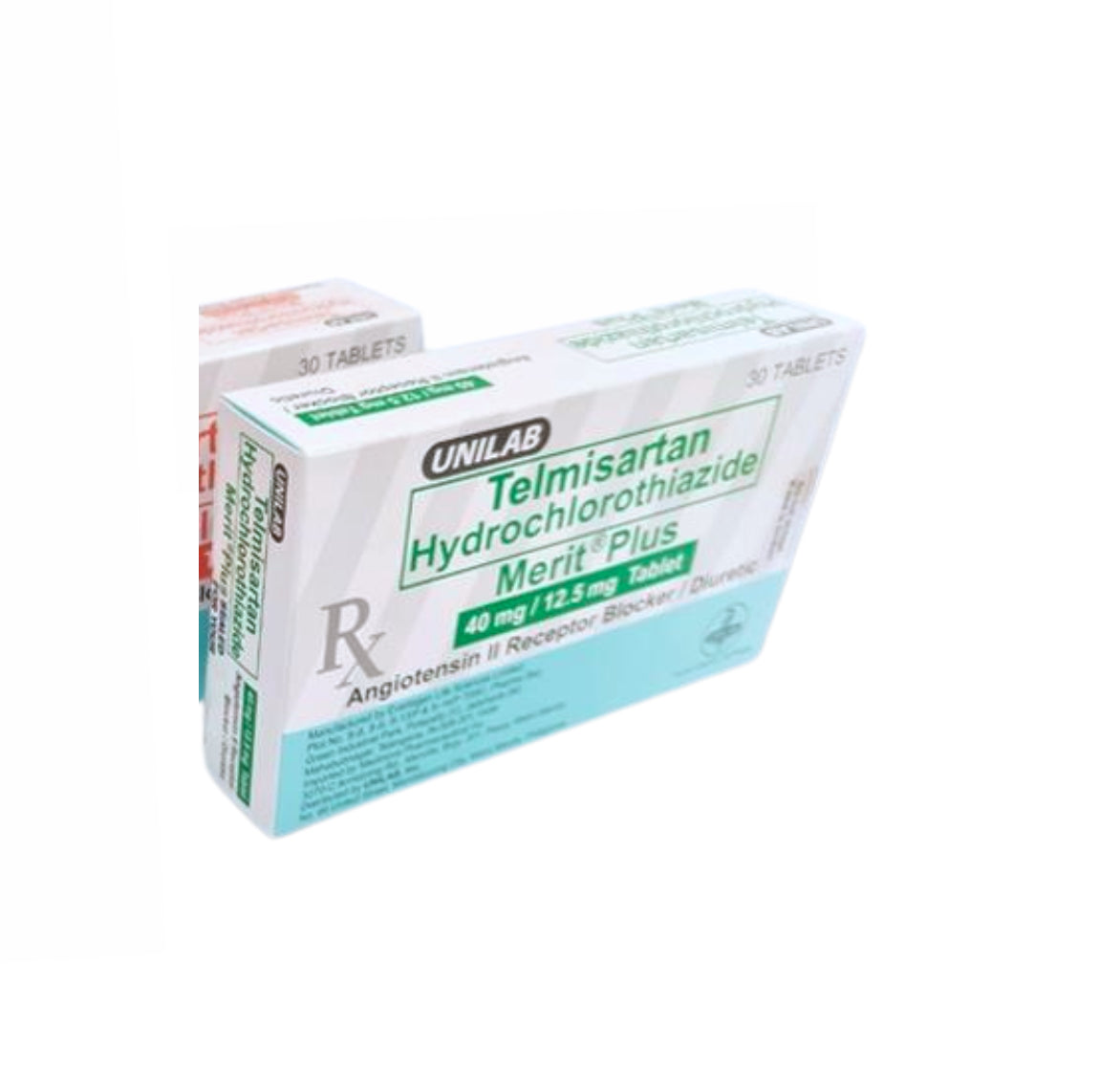 MERIT PLUS (Telmisartan + Hydrochlorothiazide) 40mg./12.5mg. Tablet x 1
