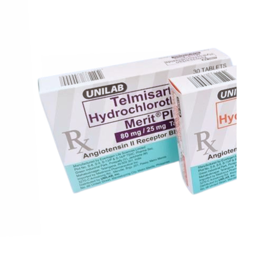 MERIT PLUS (Telmisartan + Hydrochlorothiazide) 80mg./25mg. Tablet x 1