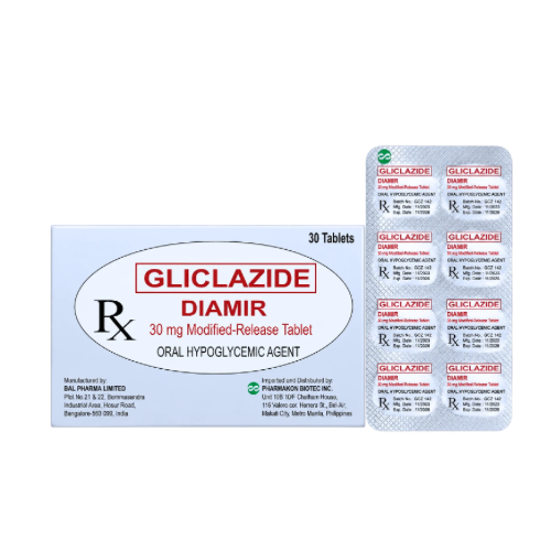 Gliclazide 30mg MR Tablet x 1